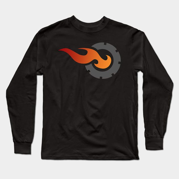 Firewheel Long Sleeve T-Shirt by graphicganga